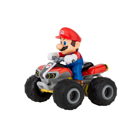 Modellino carrera rc 1/40 mario kart quad 2.4ghz multicolore [wrcaes0cf036248]