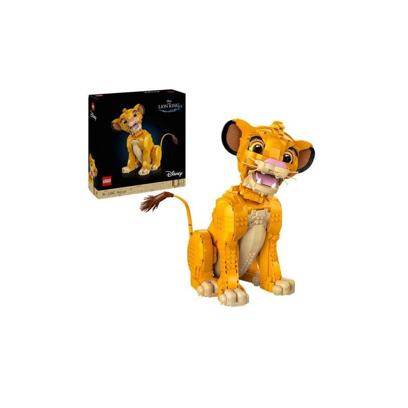 Lego 43247 disney simba: il giovane re leone multicolore 1438pz [43247]