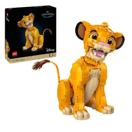 Lego 43247 disney simba: il giovane re leone multicolore 1438pz [43247]
