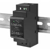 Alimentatore per guida din logilink per campanello 24v 36w nero