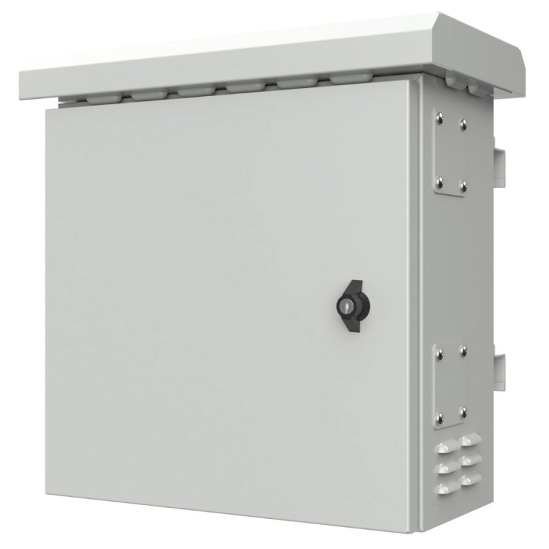 Armadio rack 19'' techly fissaggio a palo p 250 mm ip66 mini