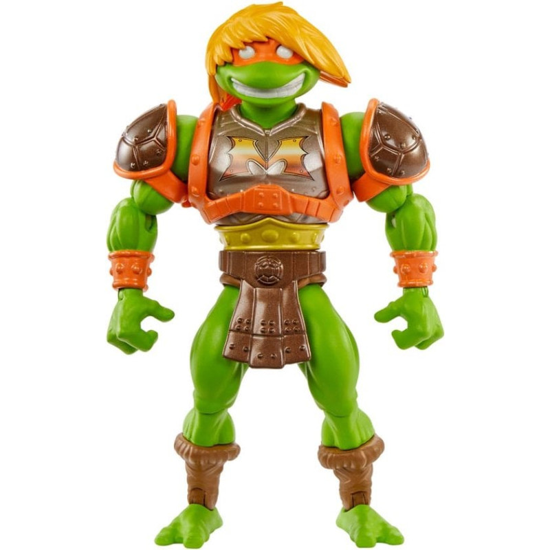 Mattel the tartarughe grayskull michelangelo 14cm multicolore [hth13]