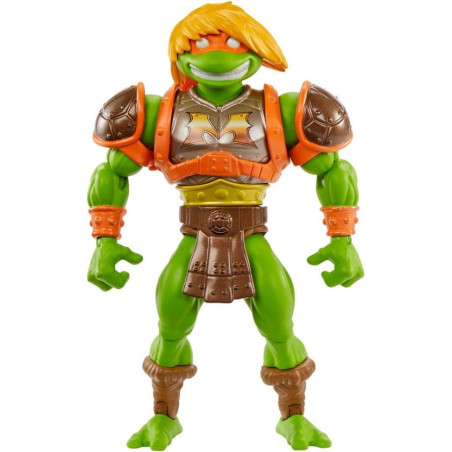 Mattel the tartarughe grayskull michelangelo 14cm multicolore [hth13]