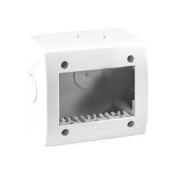 Contenitore autoportante ave ip40 s44 per minicanali 3 moduli bianco