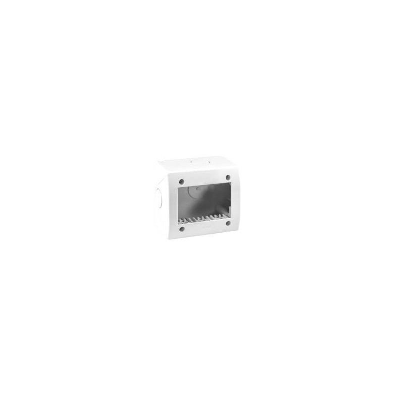 Contenitore autoportante ave ip40 s44 per minicanali 3 moduli bianco