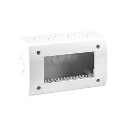 Contenitore autoportante ave ip40 s44 per minicanali 4 moduli bianco