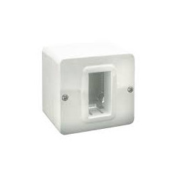 Contenitore autoportante ave ip40 s44 per minicanali 1 modulo bianco
