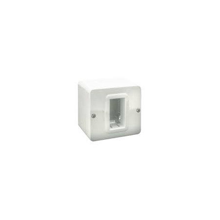 Contenitore autoportante ave ip40 s44 per minicanali 1 modulo bianco