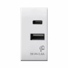 Caricatoreusb ave 441082usbac da incasso universale domus s44 usb-a/usb-c