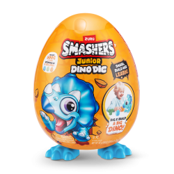 Set da gioco zuru smashers junior dino dig egg piccolo un'uova