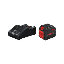 Kit batterie bosch 2 procore 18v 2x12ah + gal 18v-160c 16a nero