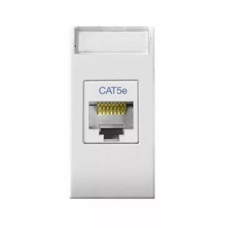Presa rj45 ave 441027c5e cat.5e utp domus s44 bianco lucido [441027c5e]