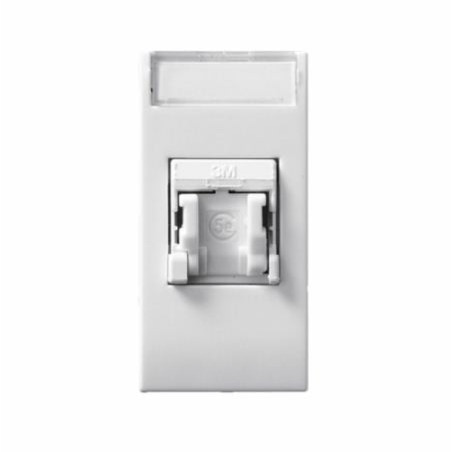 Presa rj45 ave 441029c5e cat.5e utp connettore 3m con tappo domus