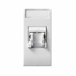 Presa rj45 ave 441029c6 domus s44 cat.6 utp connettore 3m con tappo