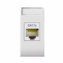 Presa rj45 ave 441027c7s domus s44 cat.7 ftp bianco lucido [441027c7s]
