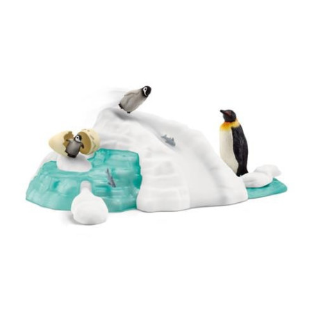 Schleich wild life penguin family spa multicolore [42661]