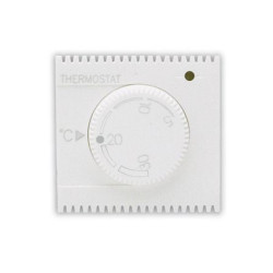 Termostato elettronico ave 441085 con manopola 230v na+nc 5a domus