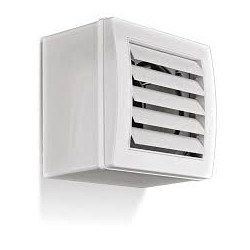 Kit vetro ave con serranda diametro 120mm bianco