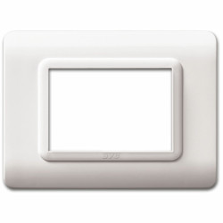 Placca ave 44py03b s44 tecnopolimero 3 moduli bianco