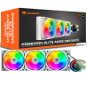 Dissipatore cpu a liquido cougar poseidon elite argb 360 120mm bianco