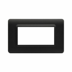 Placca ave 44py04gtk s44 tecnopolimero 4 moduli grigio