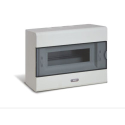 Quadro elettrico ave q4012n ip40 da parete 12 moduli din grigio [q4012n]