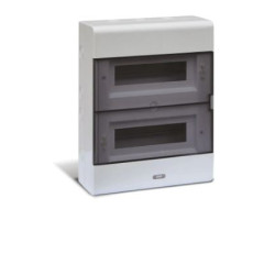 Quadro elettrico ave q4024n ip40 da parete 24 moduli din grigio [q4024n]