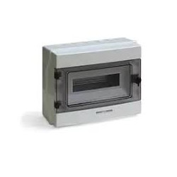 Quadro elettrico ave aveq6512 ip65 da parete 12 moduli din grigio