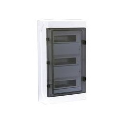 Quadro elettrico ave q6536 ip65 da parete 36 moduli din grigio [q6536]