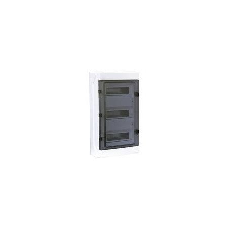 Quadro elettrico ave q6536 ip65 da parete 36 moduli din grigio [q6536]