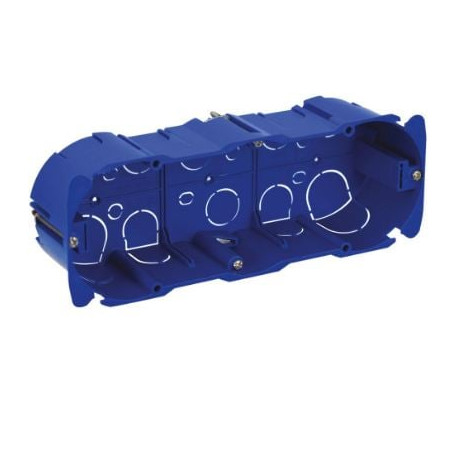 Scatola da incasso ave 256cg per 7 moduli blu [256cg]