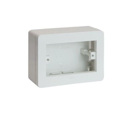 Scatola universale ave 44sc03 ip40 per minicanali 3 moduli bianco
