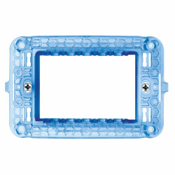 Supporto ave 44a03 con viti s44 per scatole rettangolari 3 moduli