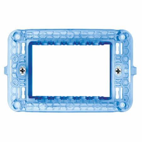Supporto ave 44a03 con viti s44 per scatole rettangolari 3 moduli