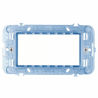 Supporto ave 44a04 con viti s44 per scatole rettangolari 4 moduli