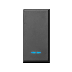 Interruttore ave tekla s44 1p 16ax 250v con gemma grigio