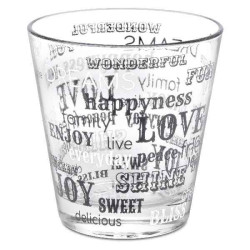 Bicchiere decover lhonneur per acqua bliss transparente [14386743n]