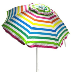 Ombrellone 180 vette 11371 8 stecche/interno argentato/150gr/mg bianco