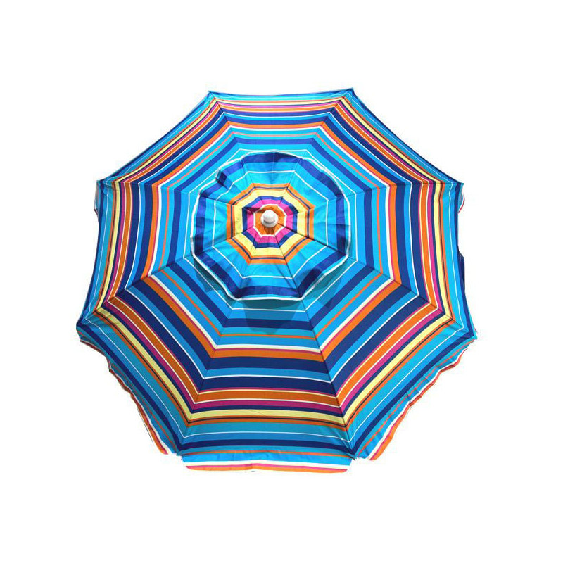 Ombrellone 200 vette 11379 8 stecche/interno argentato/150gr/mq blu