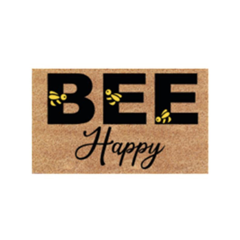 Tappeto zerbino xtra 11700 coco/pvc bee happy 40x70cm [fgtp25463]