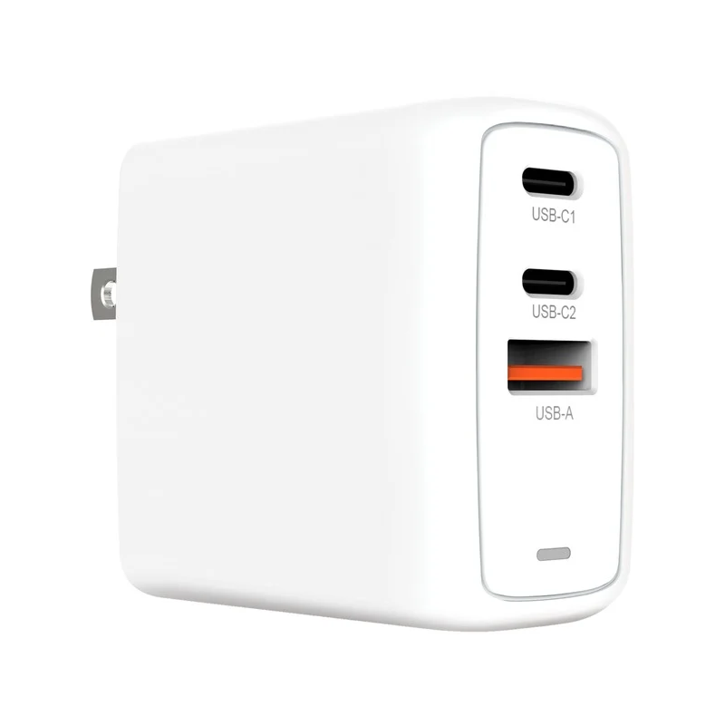 Alimentatore da rete creative gan 1xusb-a/2xusb-c 67w bianco