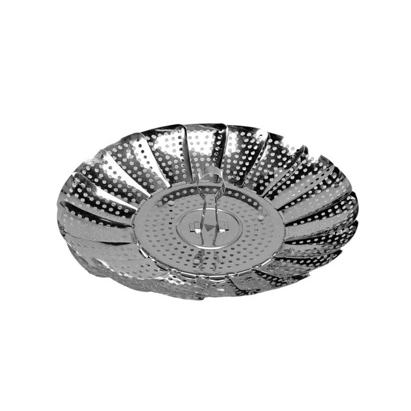 Cestello gnali bacicio per cottura a vapore 23cm in acciaio argento