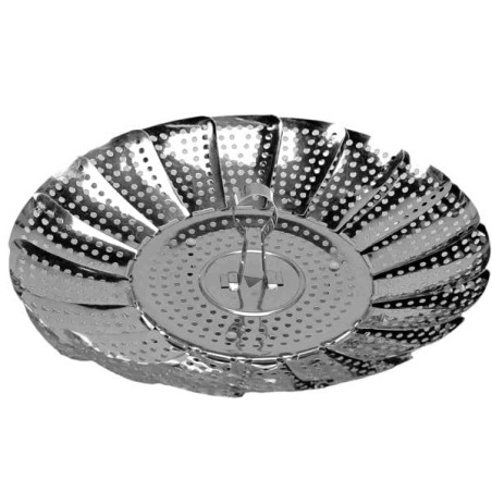 Cestello gnali bacicio per cottura a vapore 28cm in acciaio argento