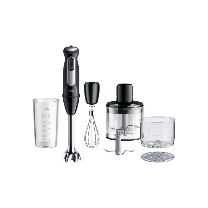 frullatore ad immersione braun multiquick 5 vario mq55254mbk 1.25l