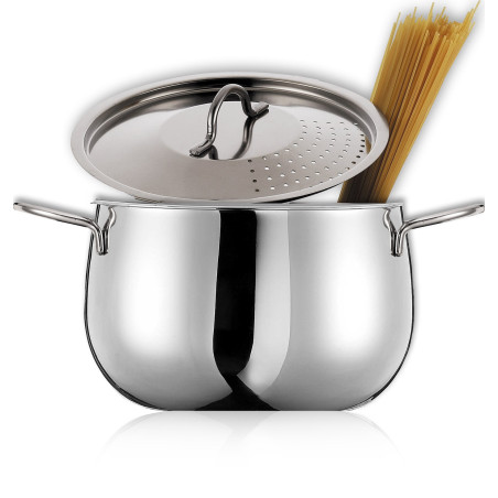 Cuociscola inoxriv love story 63008010 20cm 4.5l con coperchio in