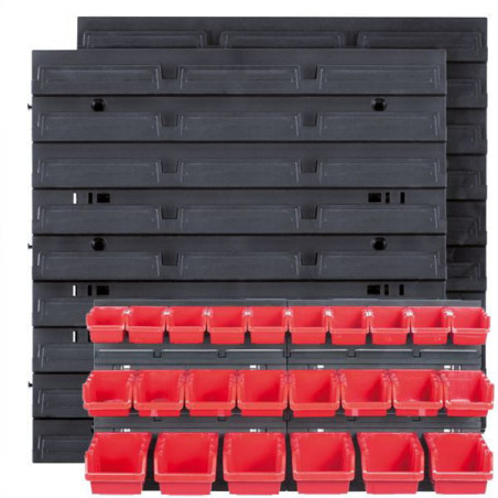 Pannello portautensili kistenberg kor2-s411 set con cuvette 80x40