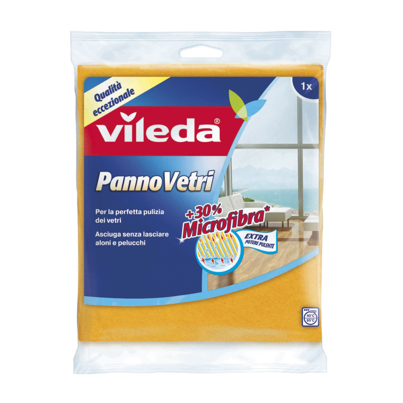 Panni vileda vetri in microfibra 40x36cm 1pz [168893]