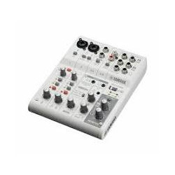 Console di mixaggio yamaha mixer analogico disc jockey 6 canali bianco