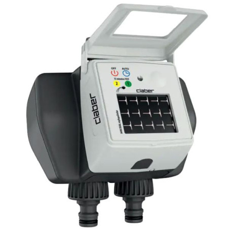Programmatore irrigazione claber myaquasolar nero [8498]