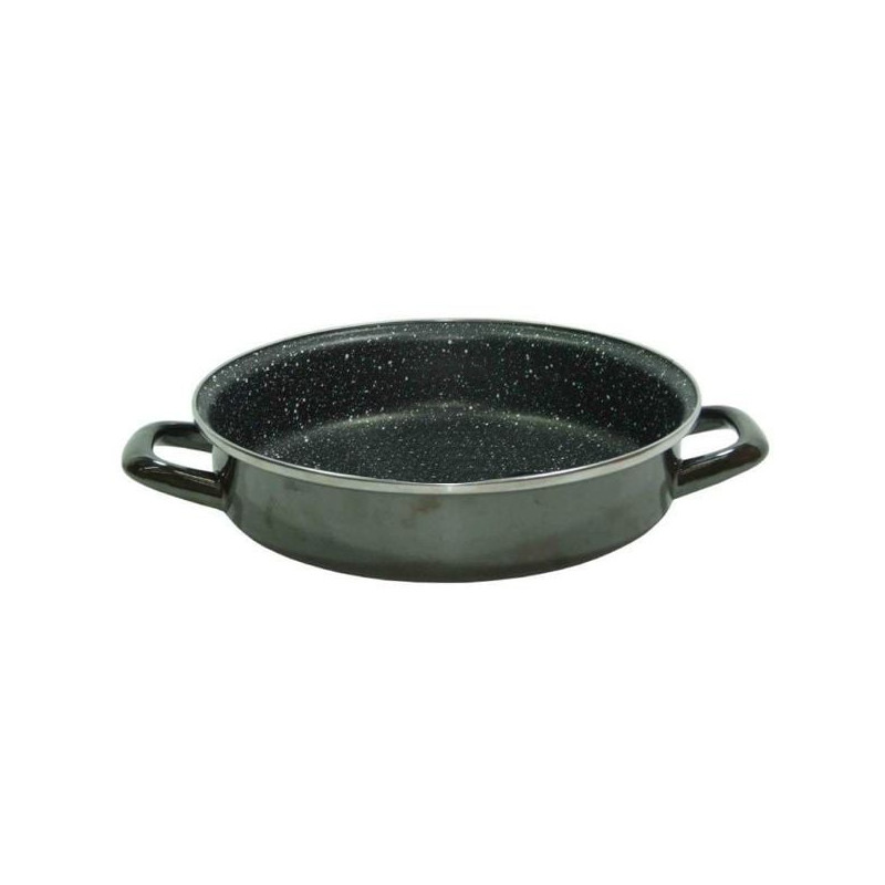 Tegame vitrinor k2 a 2 manici rivestita in pietra 20cm in acciaio